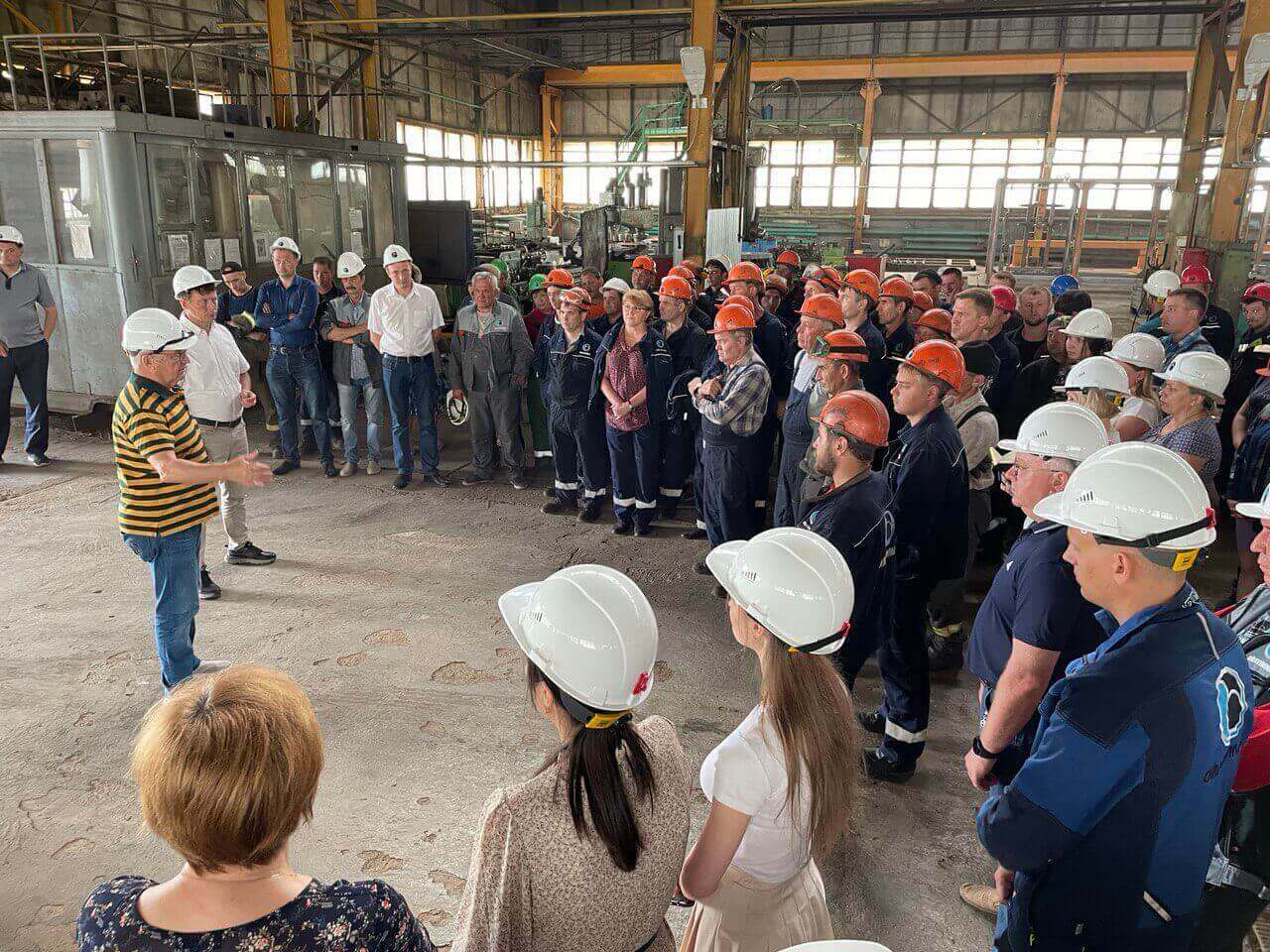 ВСТРЕЧА РУКОВОДИТЕЛЕЙ КОМПАНИИ С СОТРУДНИКАМИ ЗАВОДА «ОЙЛТИММАШ» 